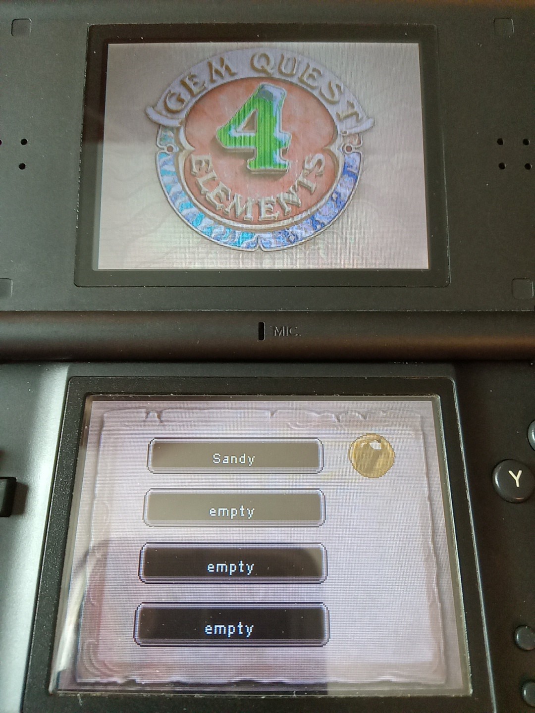 Gem Quest: 4 Elements (Nintendo DS) Authentic Game Cartridge Cib Tested