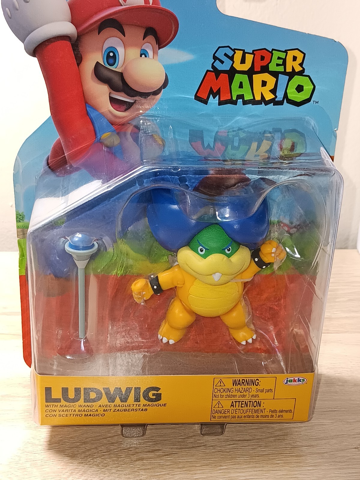 *FREE SHIP* 4″ LUDWIG + LEMMY + BOWSER JR Super Mario World of Nintendo Jakks