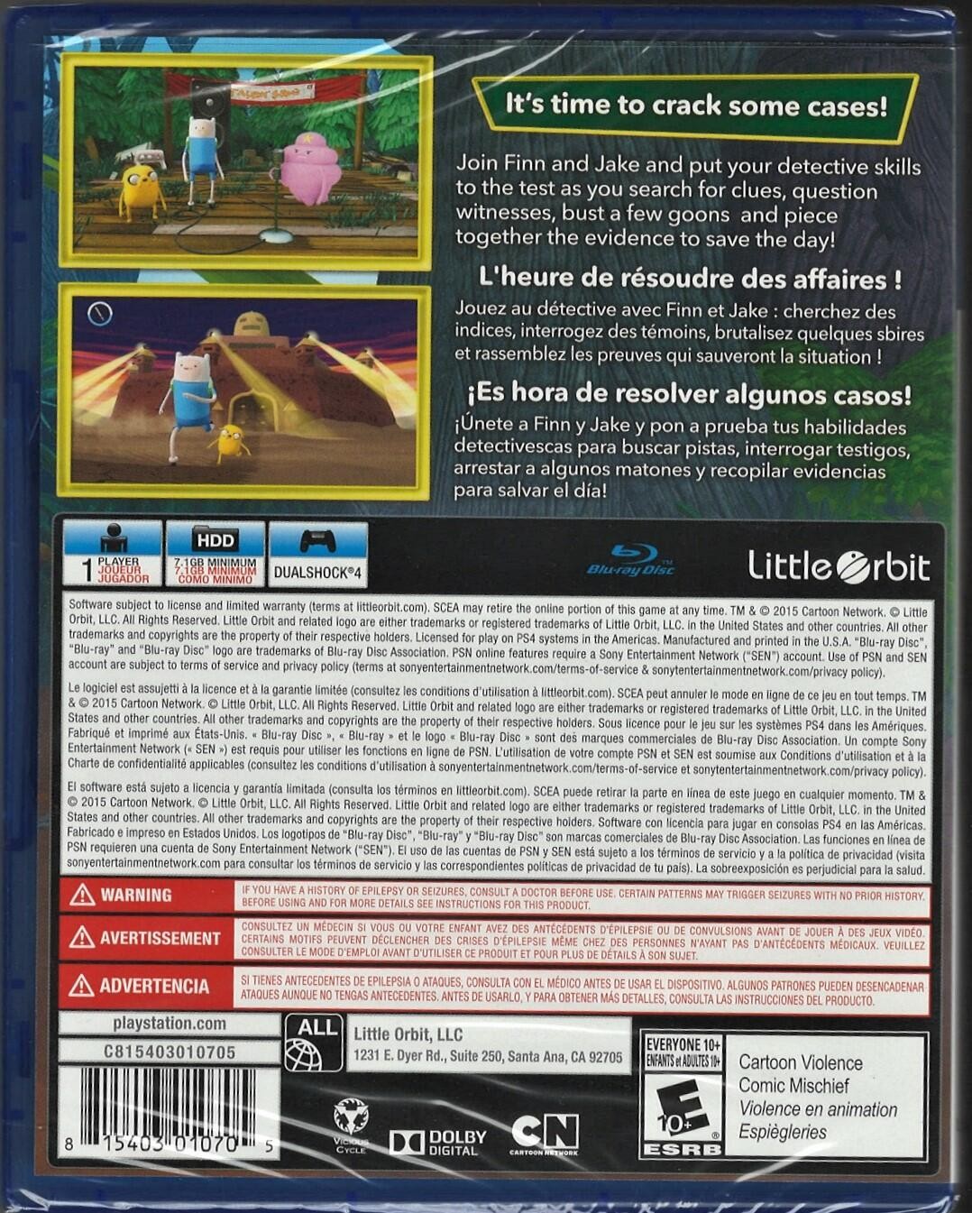 Adventure Time Finn and Jake Investigations – PlayStation 4
