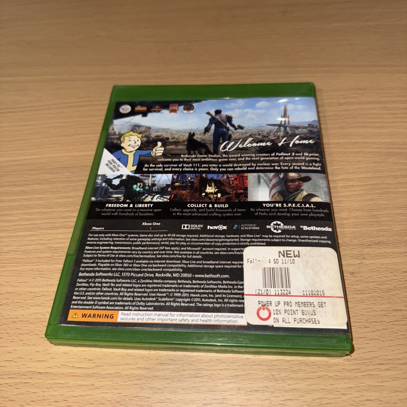 Fallout 4 Xbox One Video Game Tested Working