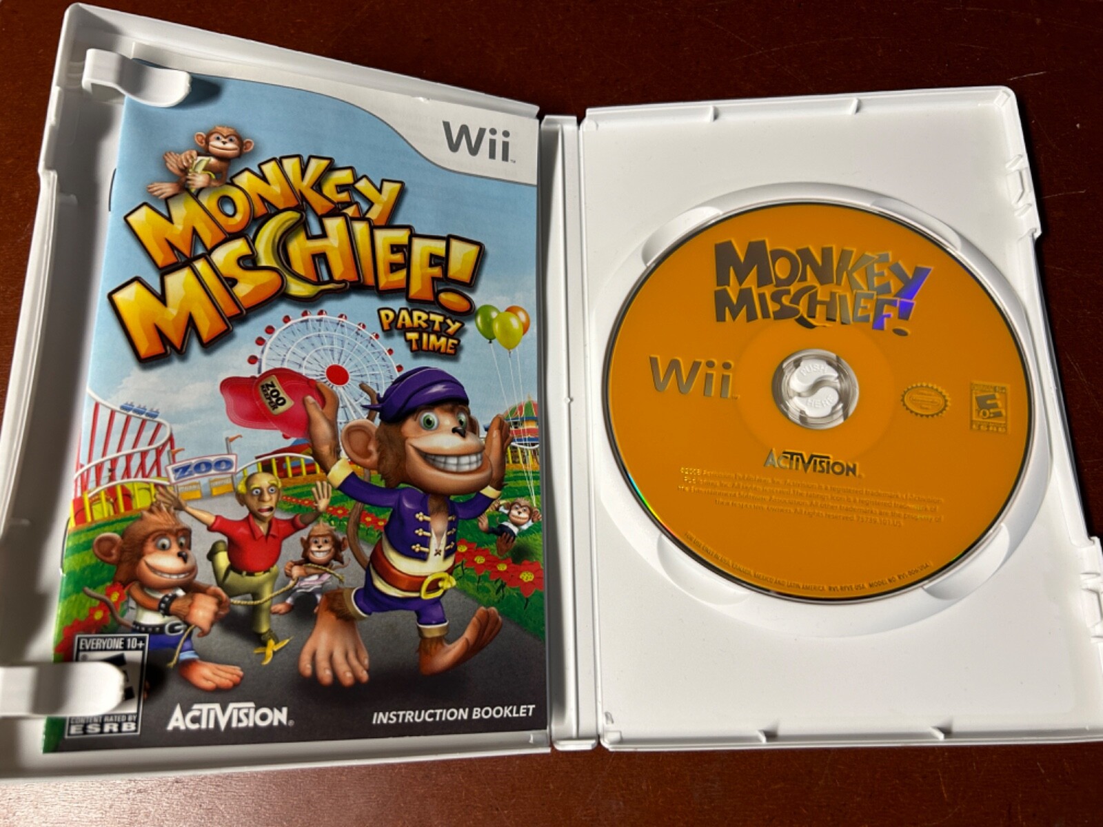 Monkey Mischief Party Time (Nintendo Wii, 2008) Complete Tested