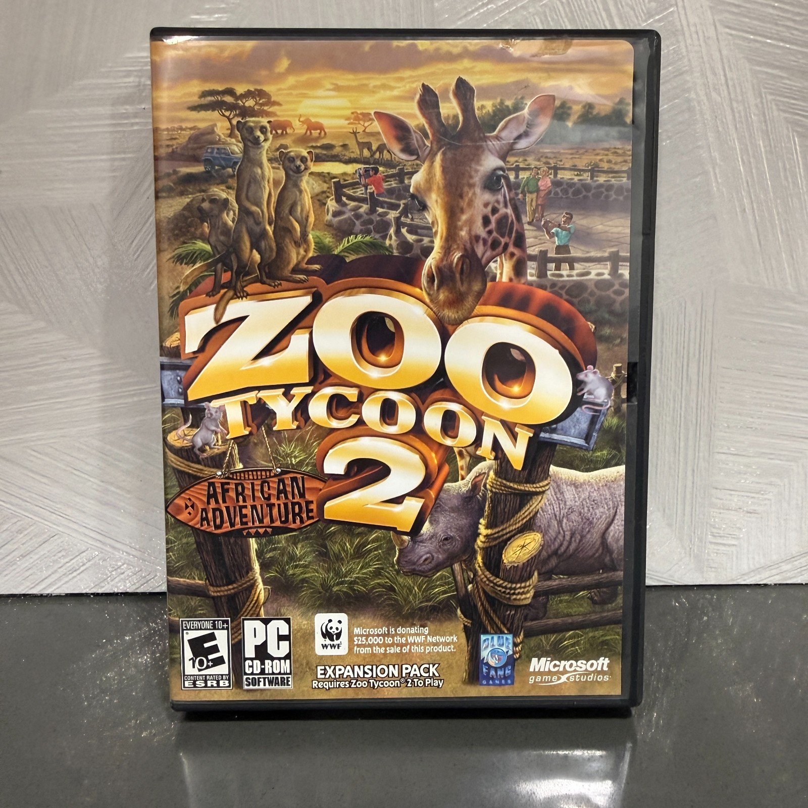 Zoo Tycoon 2: African Adventure Expansion Pack (2006) PC CD-ROM Games Windows