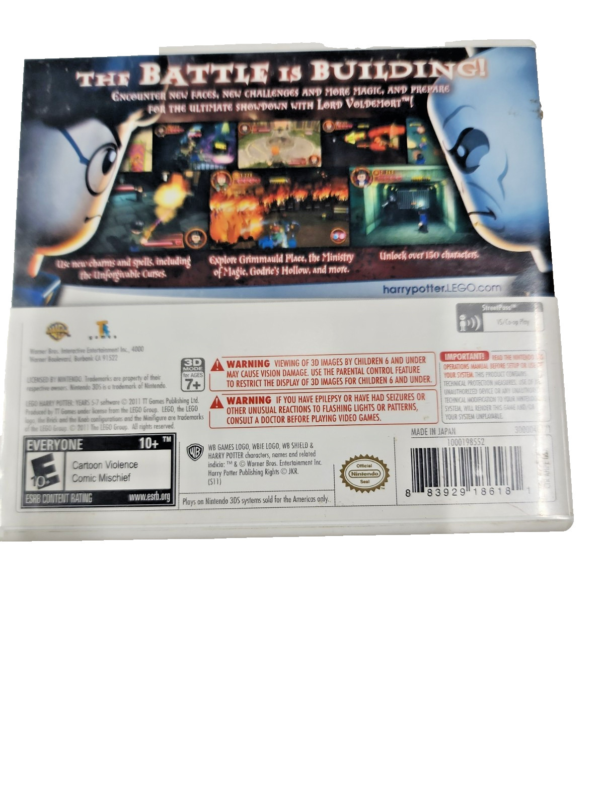 LEGO Harry Potter Years 5-7 (2011) – Nintendo 3DS – New