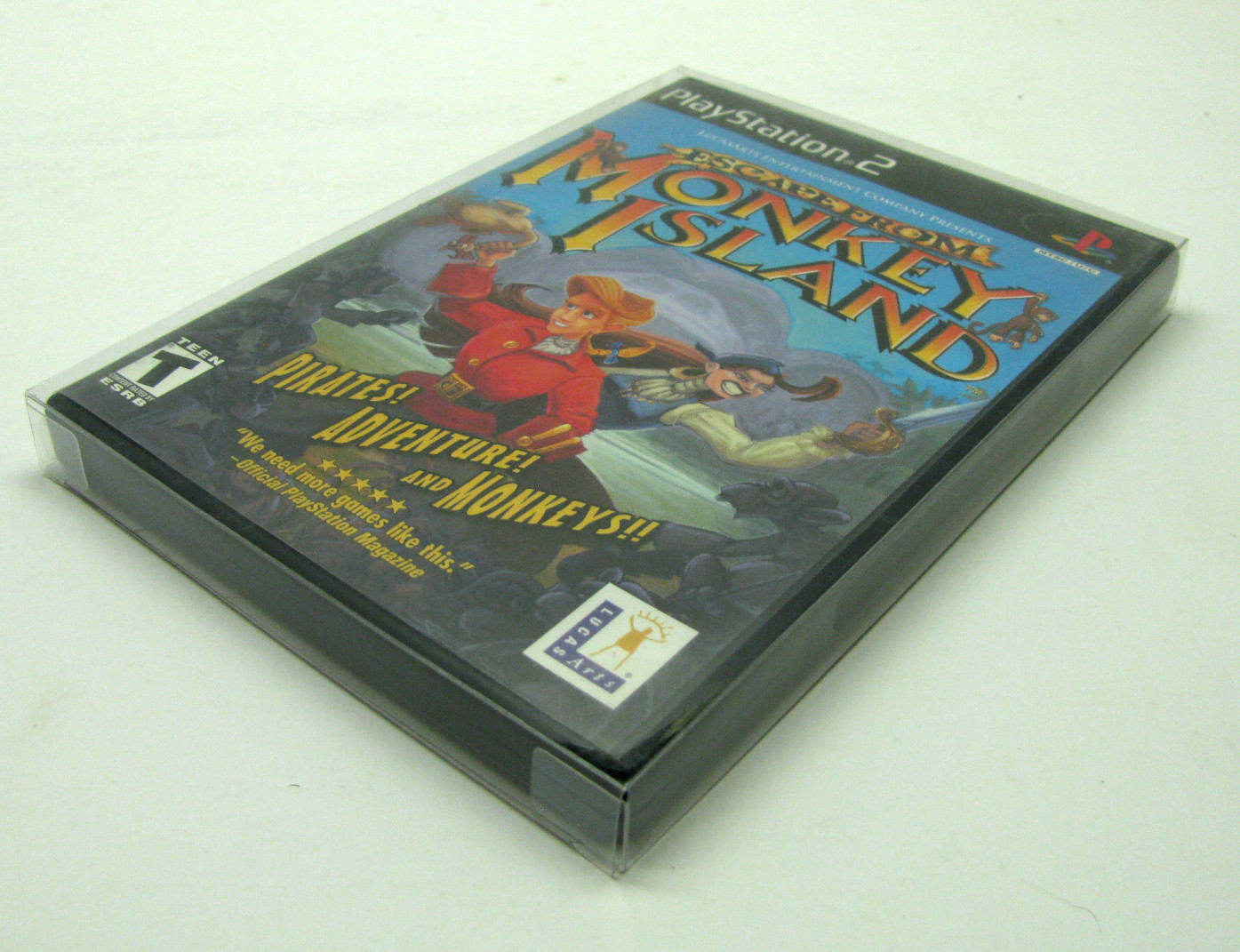 CLEAR PROTECTIVE BOX PROTECTORS SLEEVE CASE FOR SONY PLAYSTATION PS2 CIB GAME
