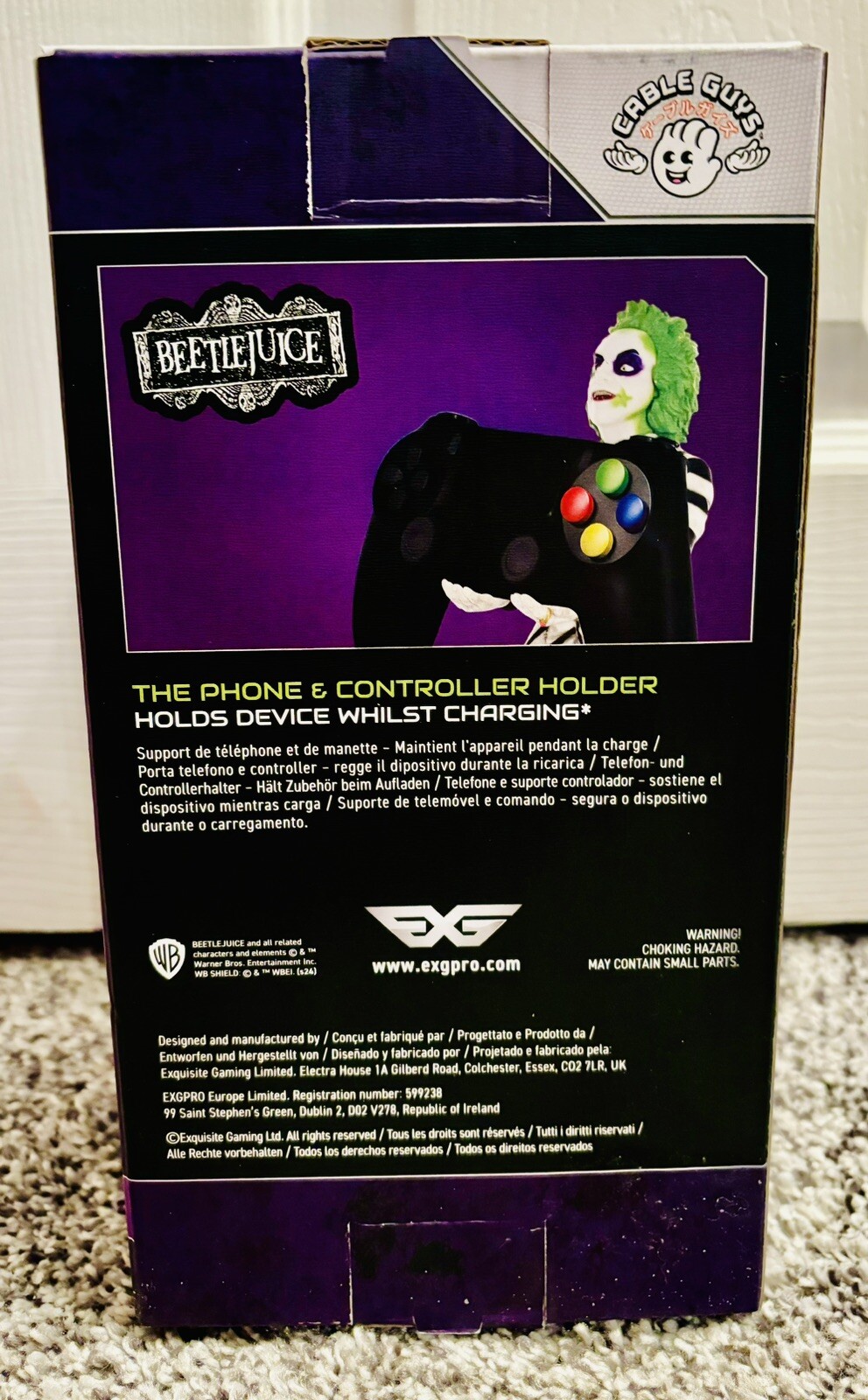 Beetlejuice Phone & Controller Holder Figure Cable Guys