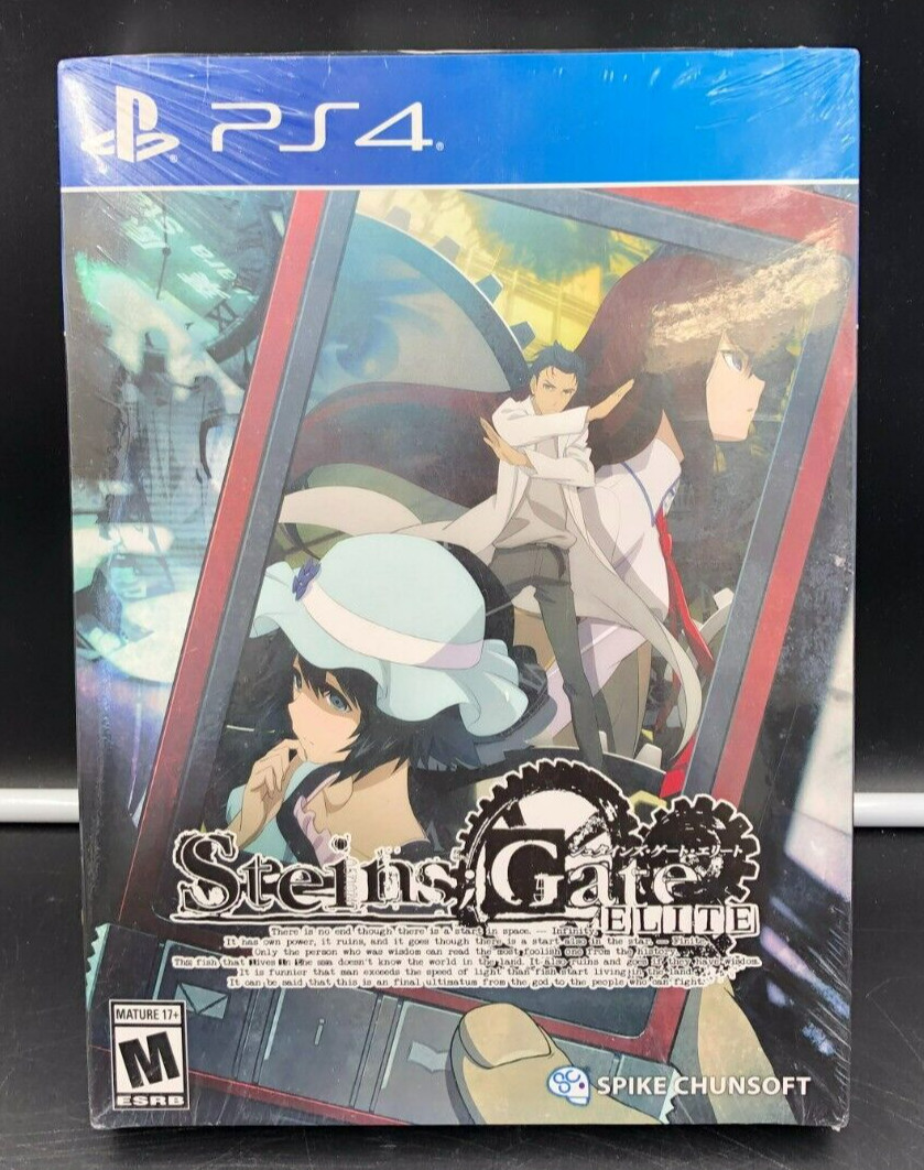 SPIKE CHUNSOFT PS4 – Steins; Gate ELITE Limited Ed. *BRAND NEW, SEALED*