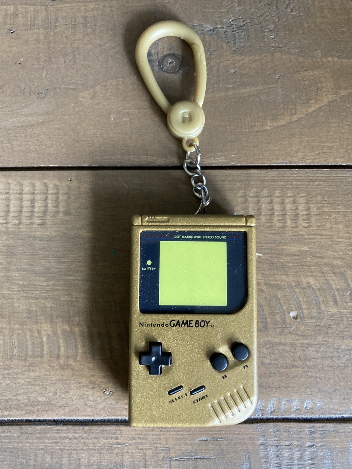 Nintendo Backpack Buddy CHASE Gold Game Boy Bag Clip