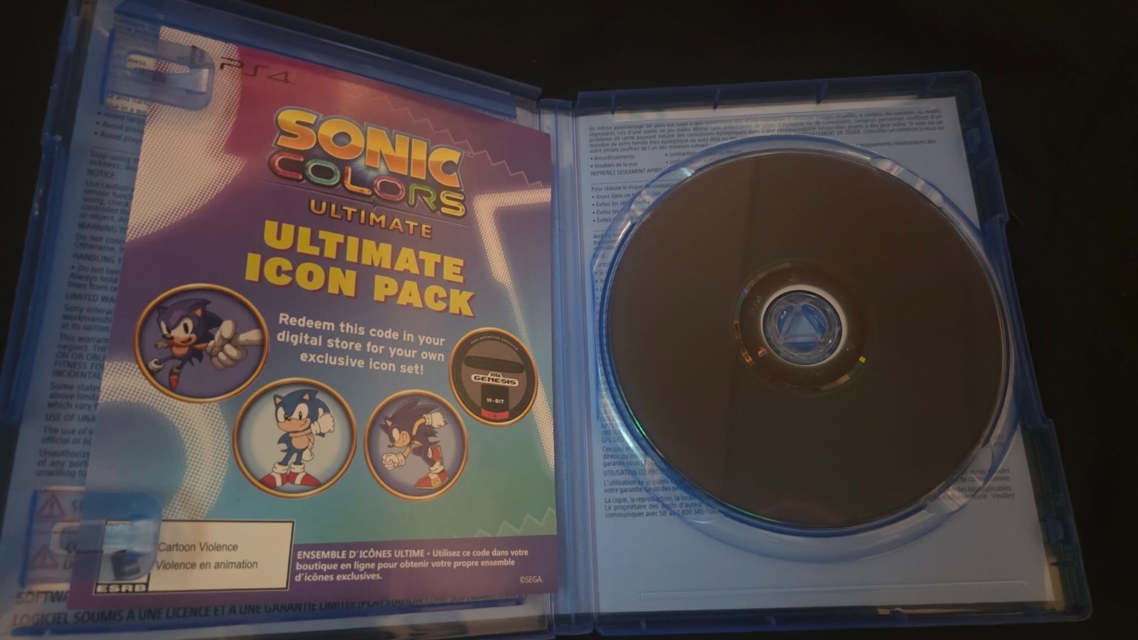 PS4 Game Lot of 5 – Sonic Frontiers, Resident Evil, Sackboy, Bendy, Colors CIB