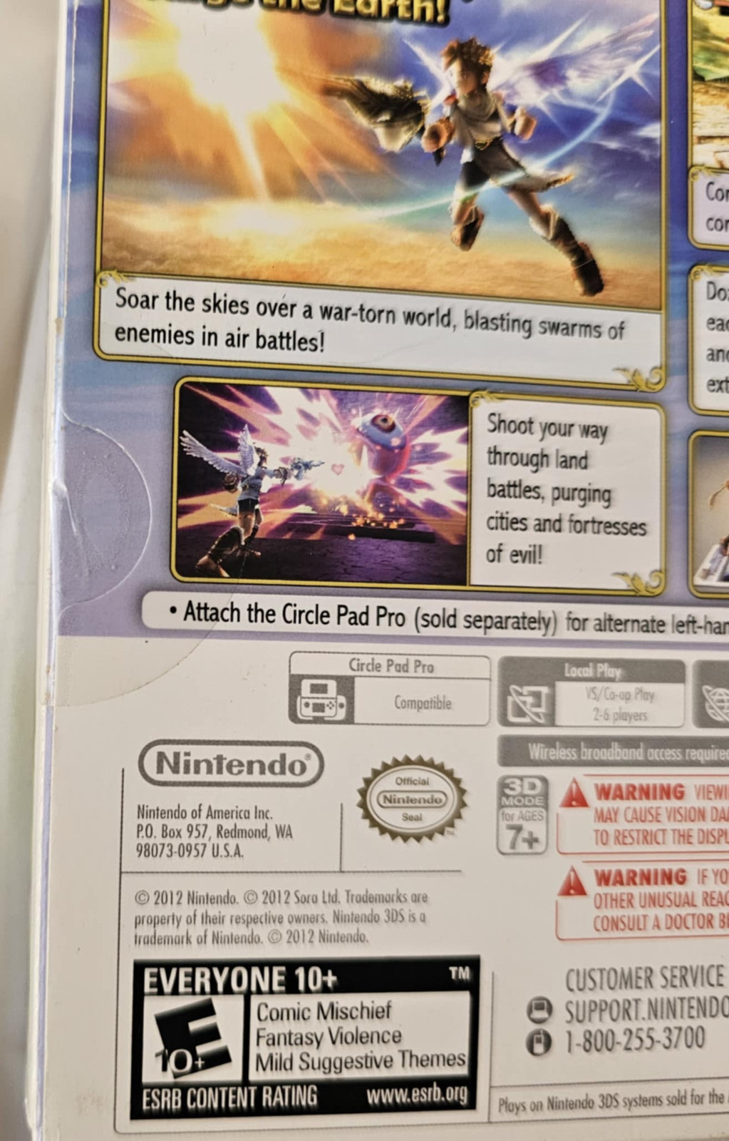 Kid Icarus Uprising (Nintendo 3DS, 2012) Brand New Factory Sealed US Version
