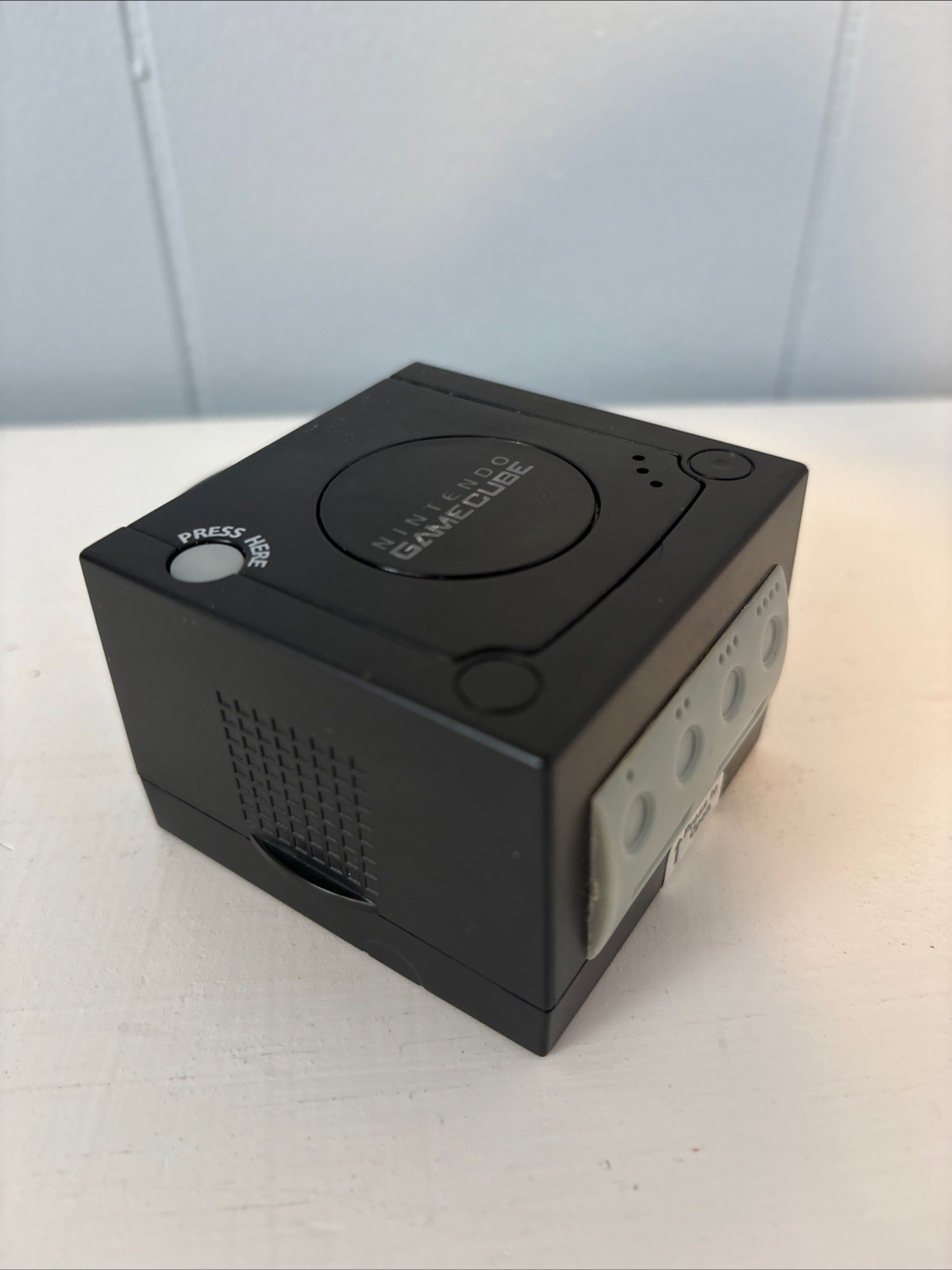 2006 Black Mini Nintendo Game Cube Gummy Candy Box-WORKS-Plays Tune Lights-Up