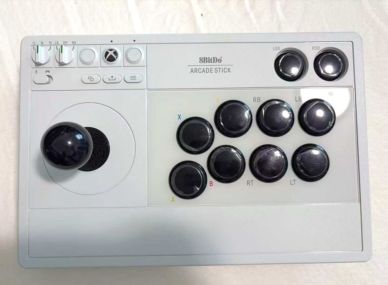 8Bitdo Arcade Stick (White) for Xbox Series X|S and Xbox One Arcade Fight Stick
