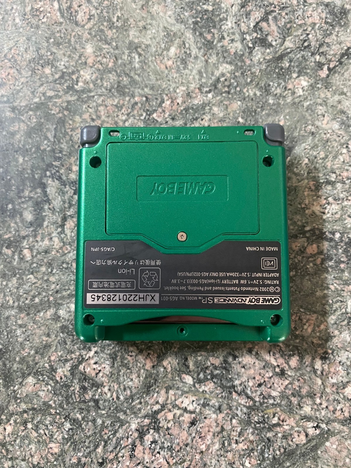 Nintendo Game Boy Advance GBA SP System IPS LCD Backlit Pokemon GREEN RAYQUAZA
