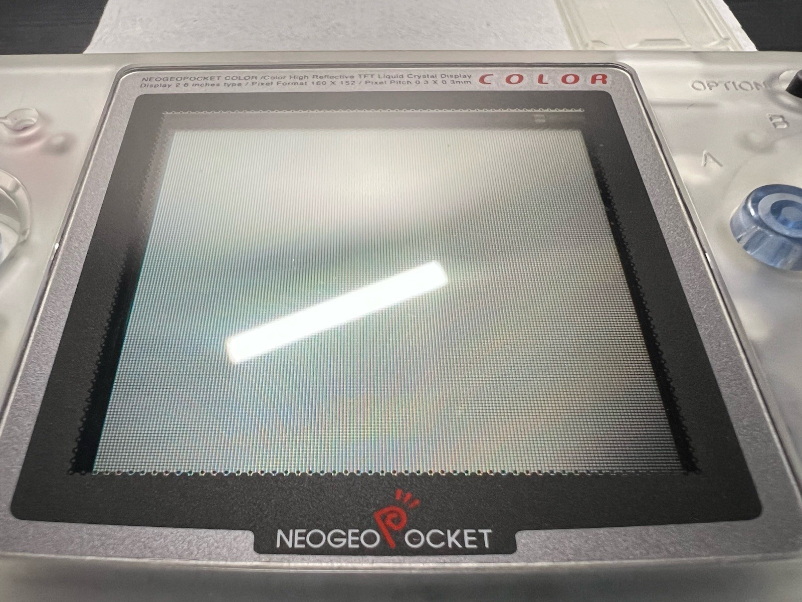Neo Geo Pocket Color SNK Console Crystal White Comply In Box CIB