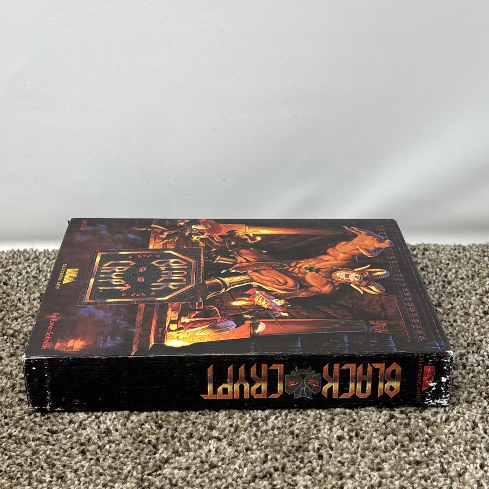 Black Crypt Commodore Amiga Big Box Game Complete CIB 3.5″ EA Untested
