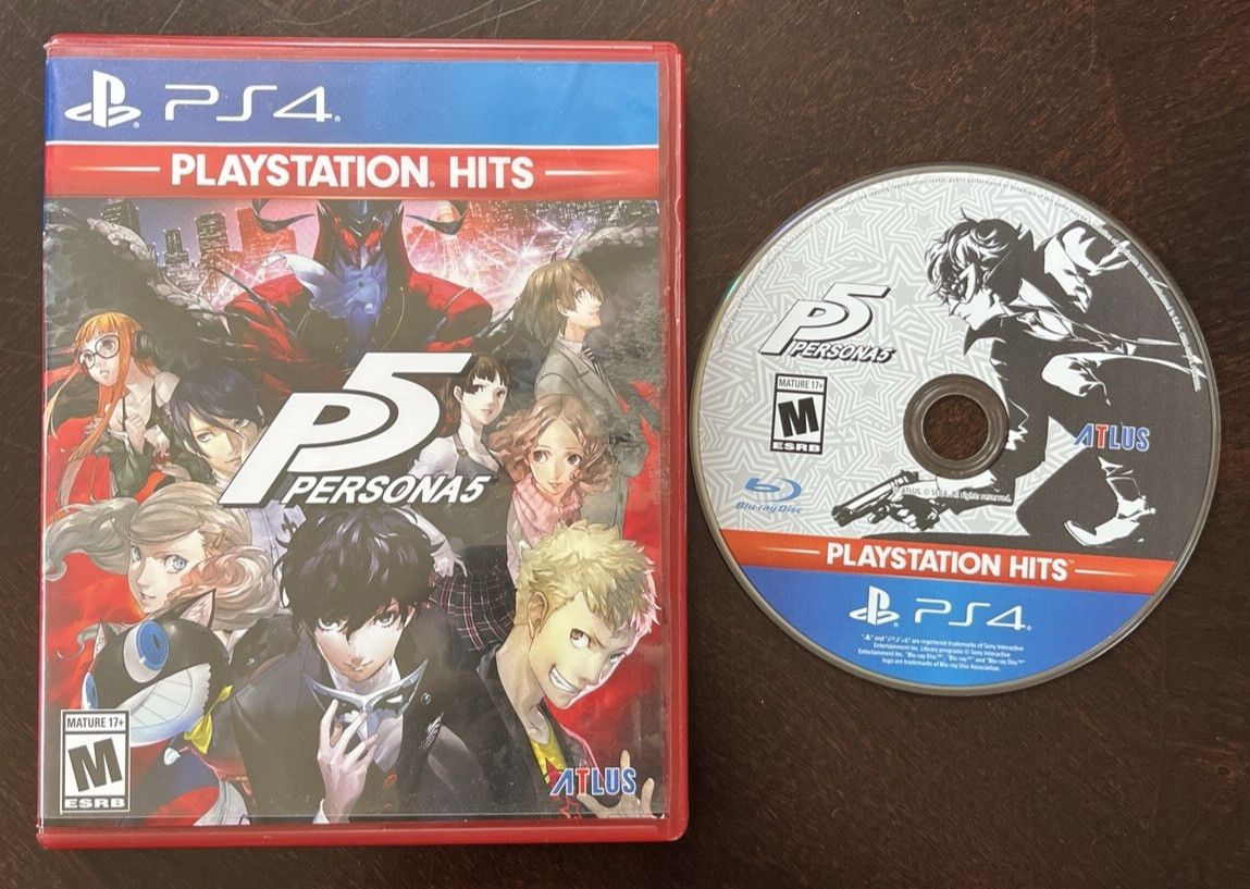 Persona 5 Sony Playstation 4 PS4 PlayStation Hits Version Tested & Working!