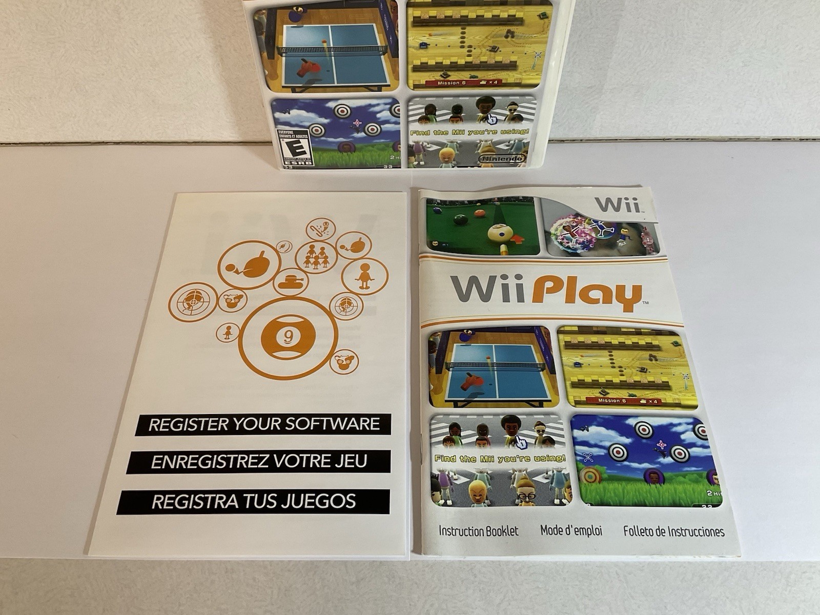Nintendo Wii (2007) Wii Play — CIB TESTED WORKING
