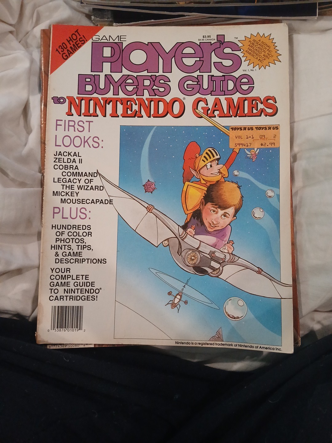 Game Players Nintendo Buyer’s Guide Magazine 1988 1ST Issue VOL 1 Great Shape