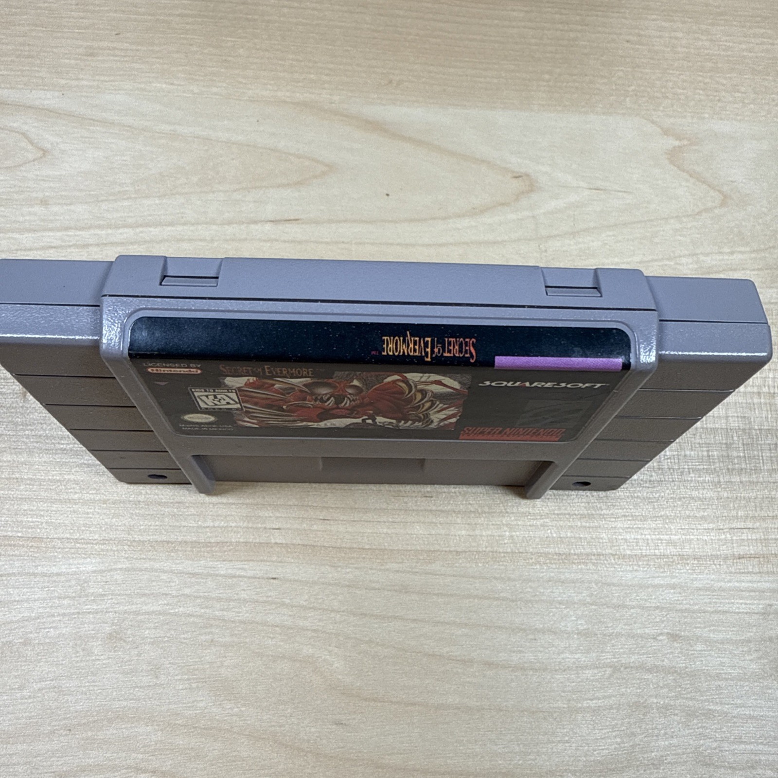 Secret of Evermore (Super Nintendo, 1995) SNES, Tested, Authentic, Game And Box