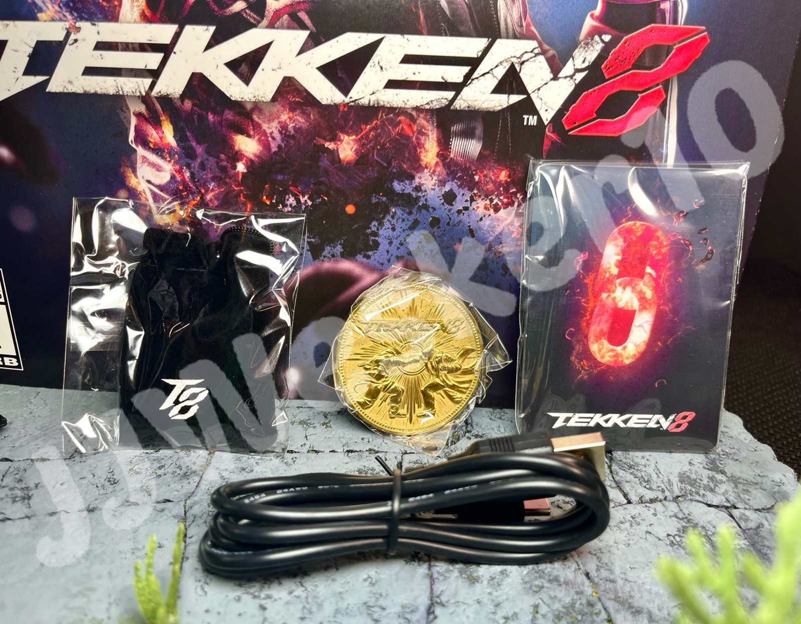 Tekken 8 (PlayStation 5, 2024) Premium Collector’s Edition- Devil Jin Lights Up!