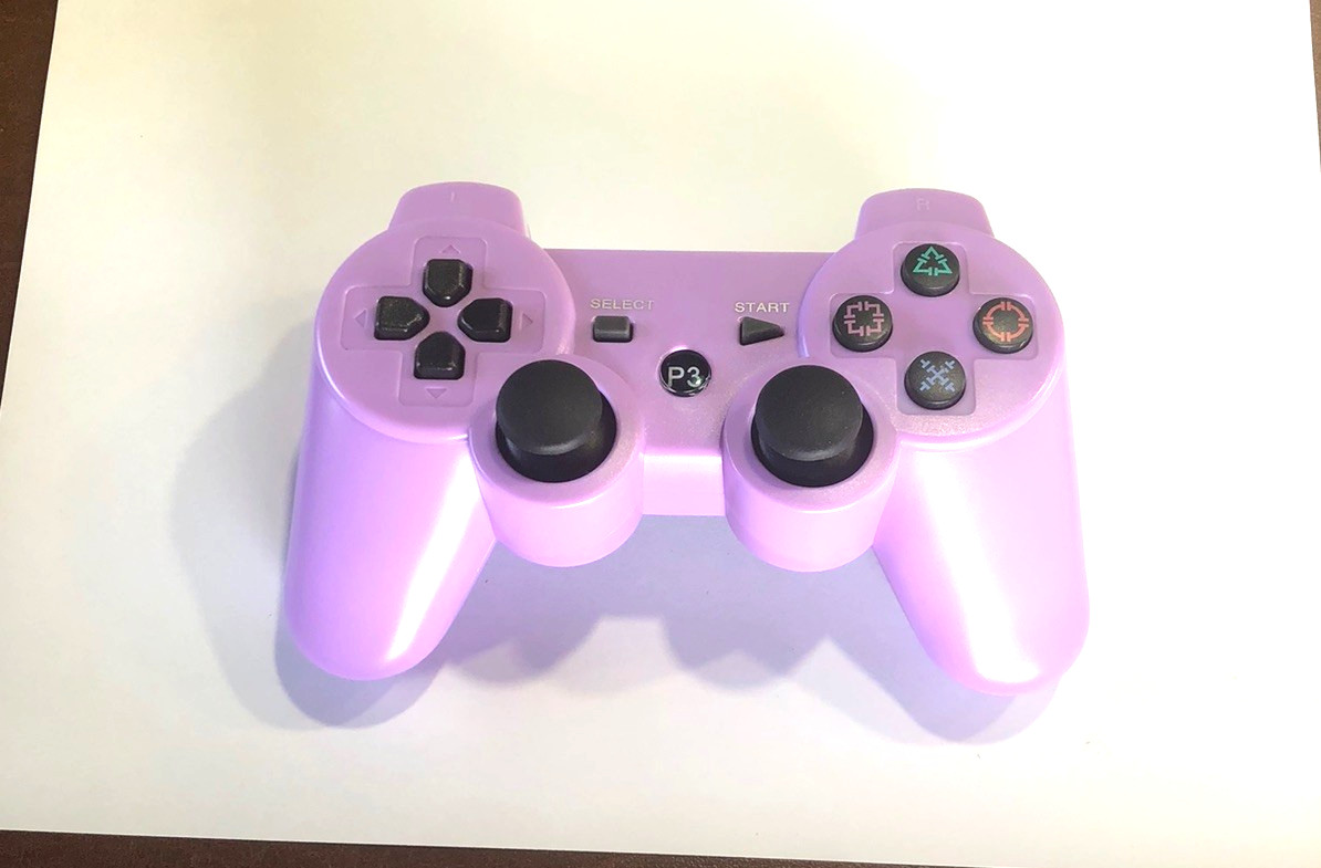 Generic Third-Party Purple Wireless Bluetooth Video Game Controller Pad