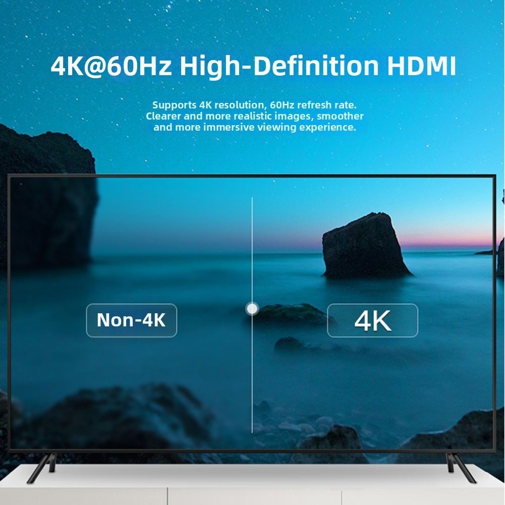 Type-C Adapter 4K@60Hz Silver Aluminum Construction for Laptop Phone Use