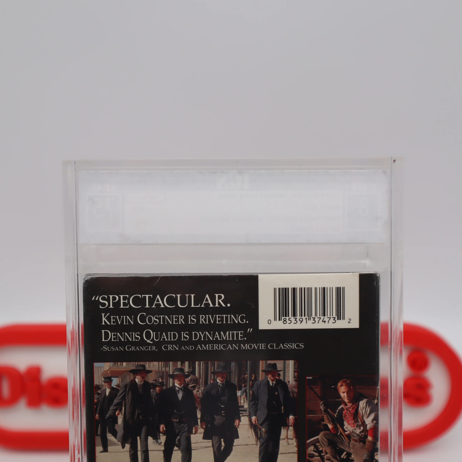 WYATT EARP DOUBLE VHS SET! IGS GRADED 8.0 BOX & 7.5 SEAL! NEW & Sealed! (VHS)