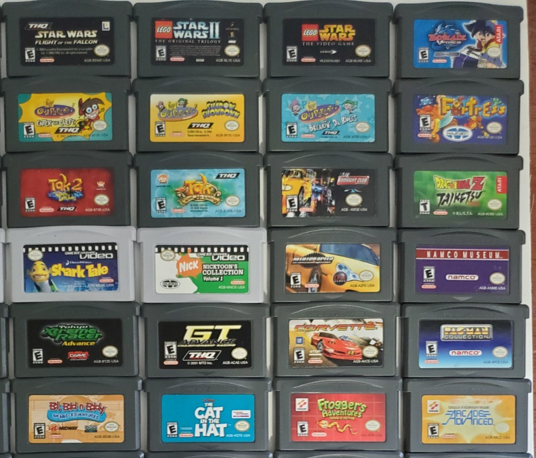 Nintendo Game Boy Advance Games GBA Lot You Pick & Choose! *Updated 3/11* Tested