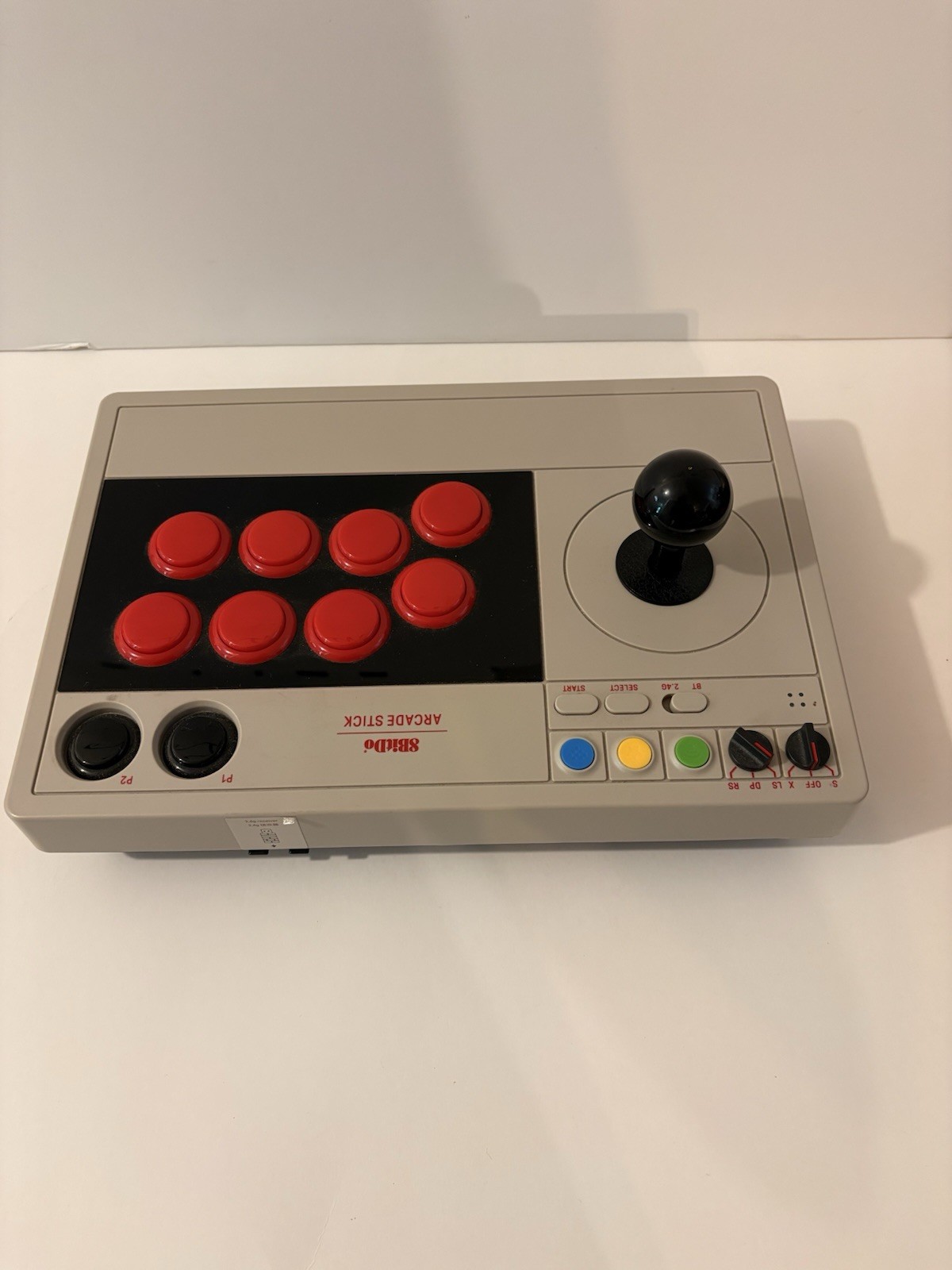 8BitDo Arcade Stick Wireless Arcade Controller for Nintendo Switch/PC 10m Gray