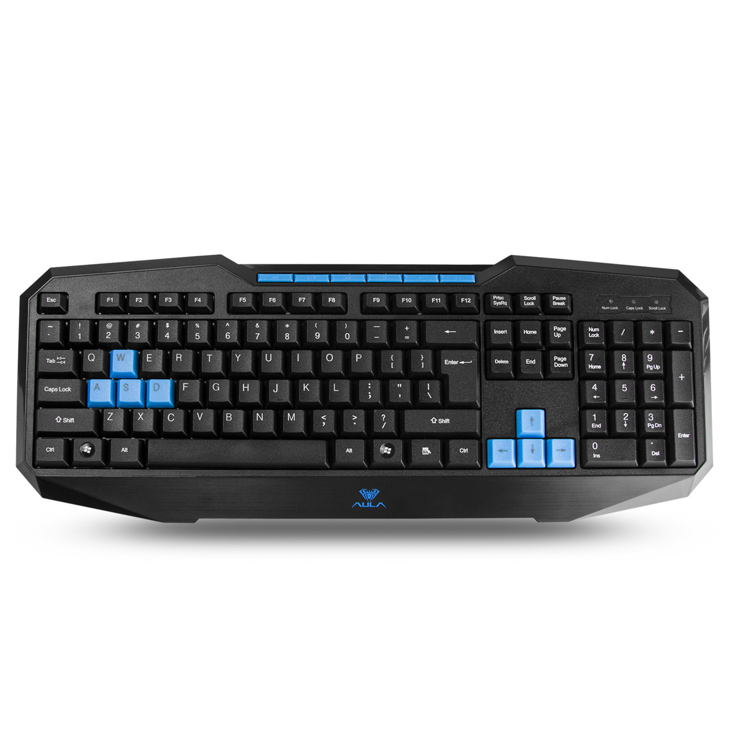 AULA Catalyst Wired Gaming Keyboard, 104 Keys Spill-Resistant, Swappable keys