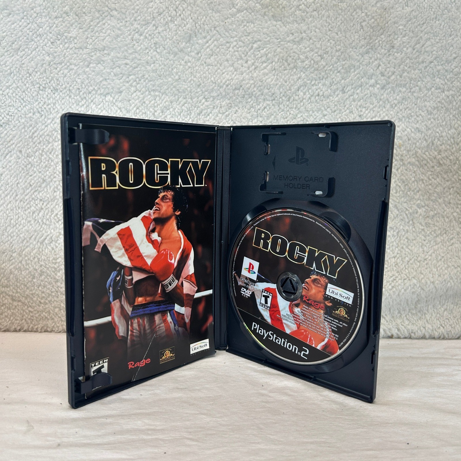 Rocky Sony PlayStation 2 PS2 2002 Boxing Game Ubi Soft CIB
