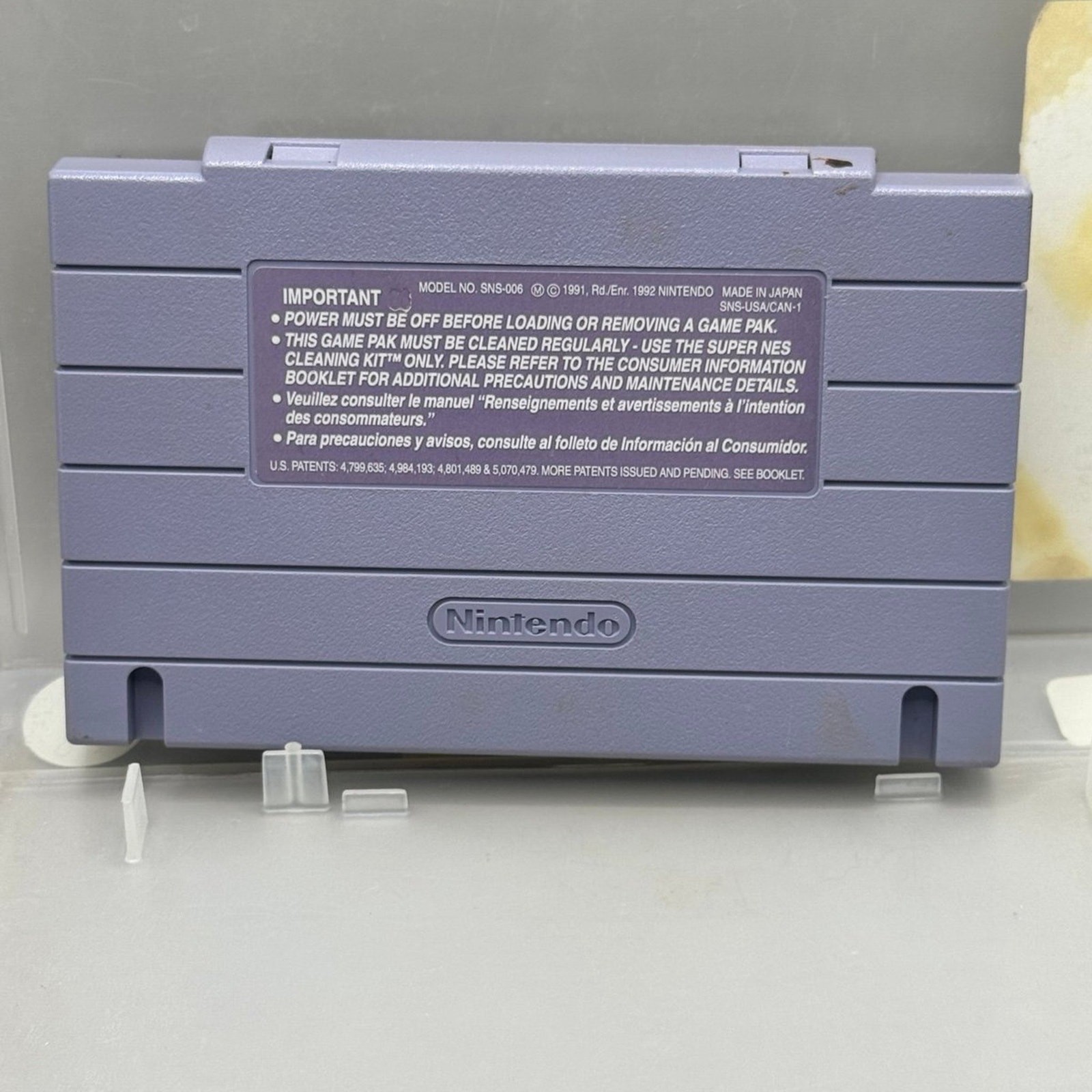 Dennis the Menace for Super Nintendo with Rental Case.