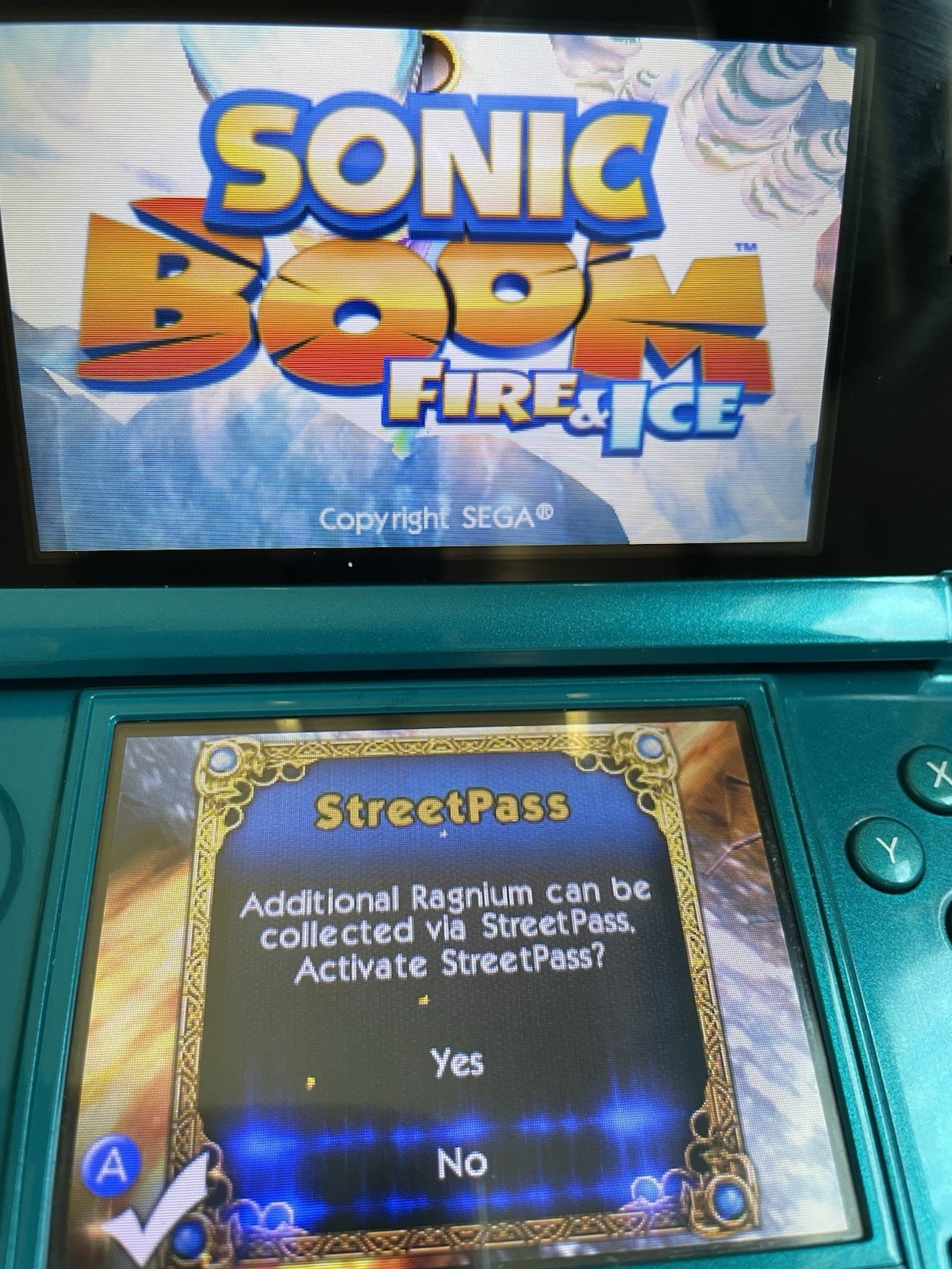 Sonic Boom: Fire & Ice – Cartridge Only (Nintendo 3DS, 2016)