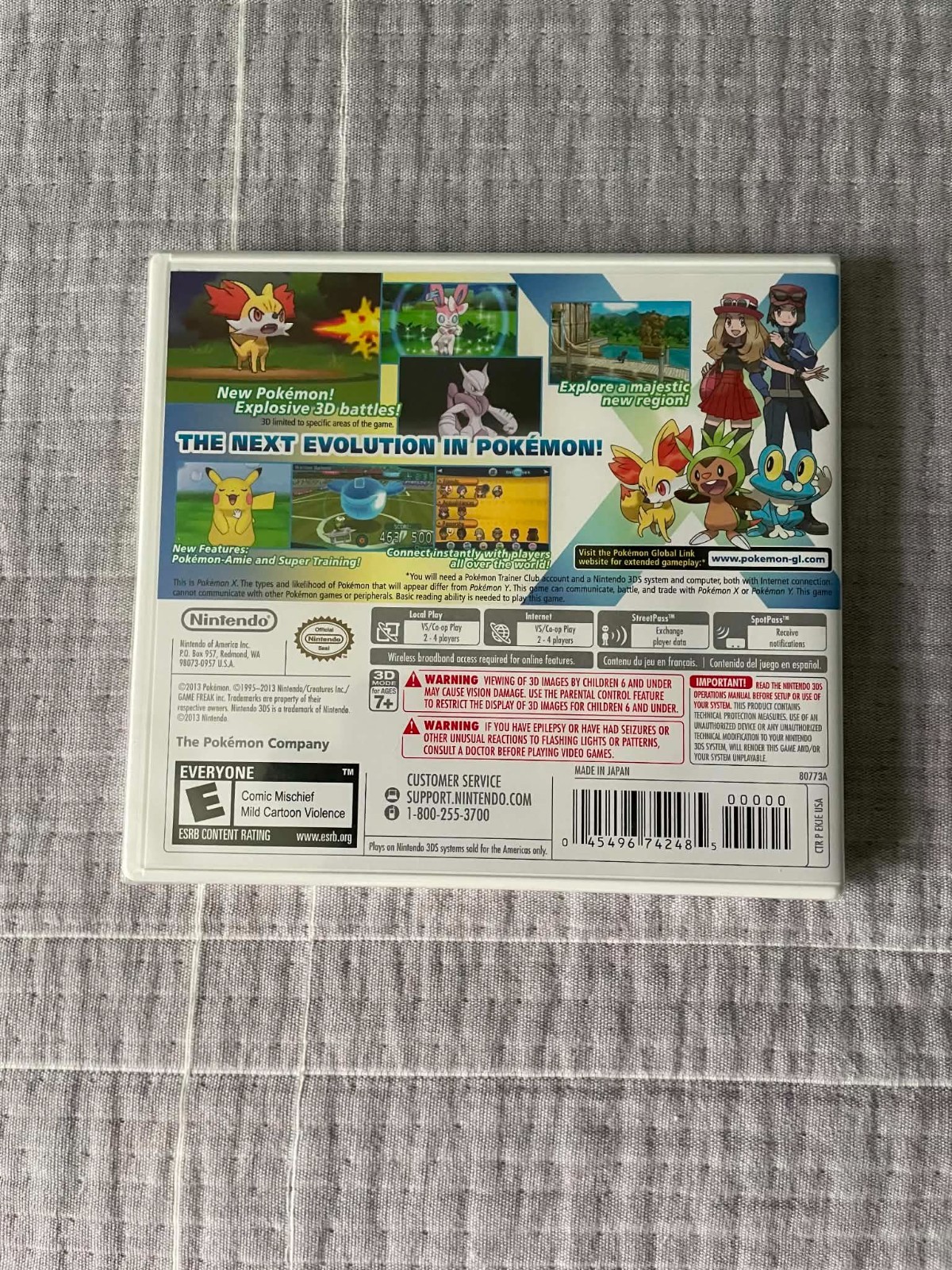 Pokemon X (Nintendo 3DS, 2013) – FACTORY SEALED