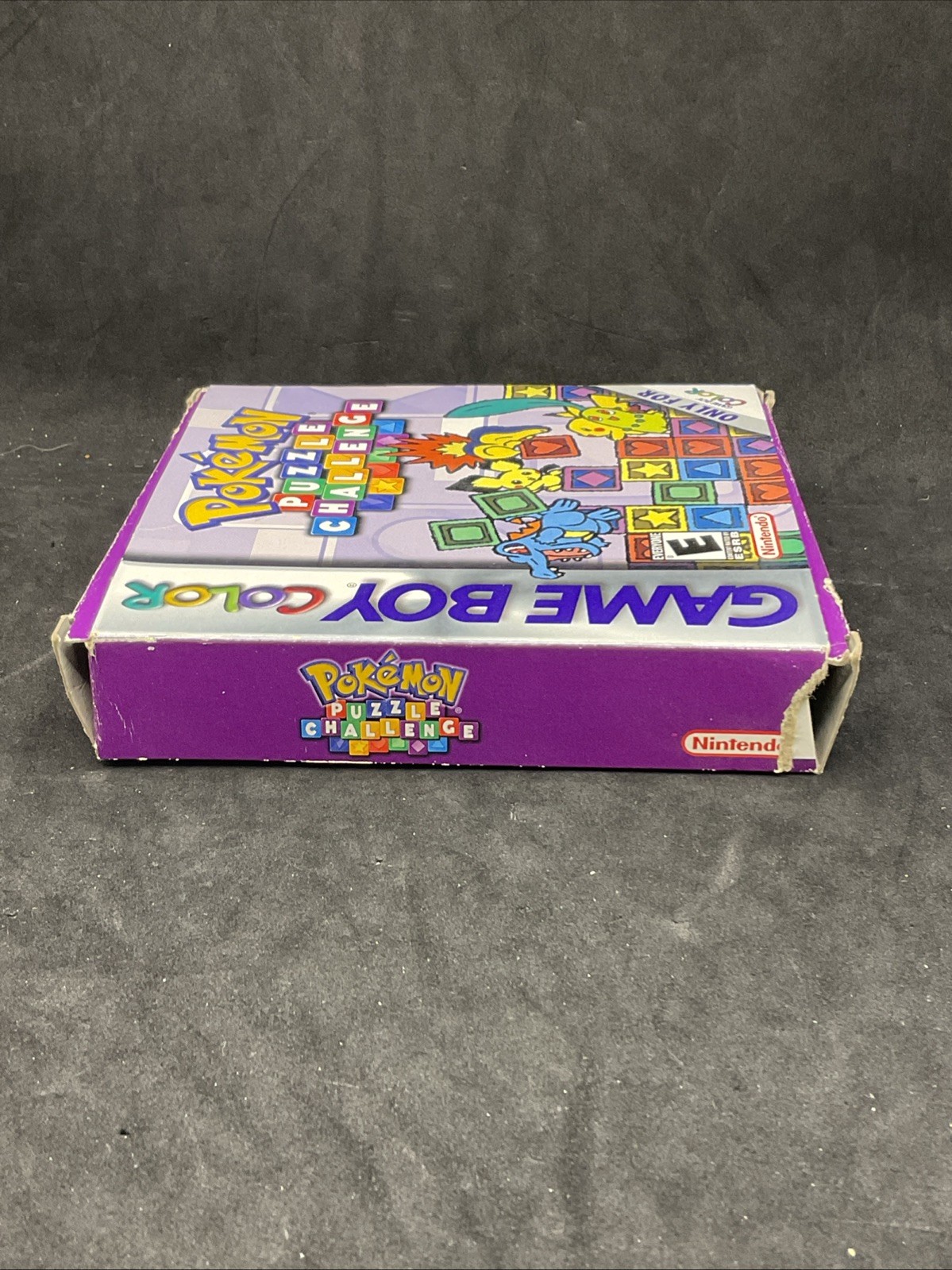 Pokémon Puzzle Challenge (Nintendo Game Boy Color, 2000) Box Only