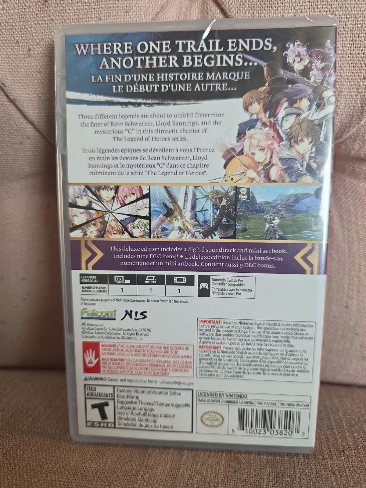 THE LEGEND OF HEROES TRAILS INTO REVERIE DELUXE EDITION – Nintendo Switch