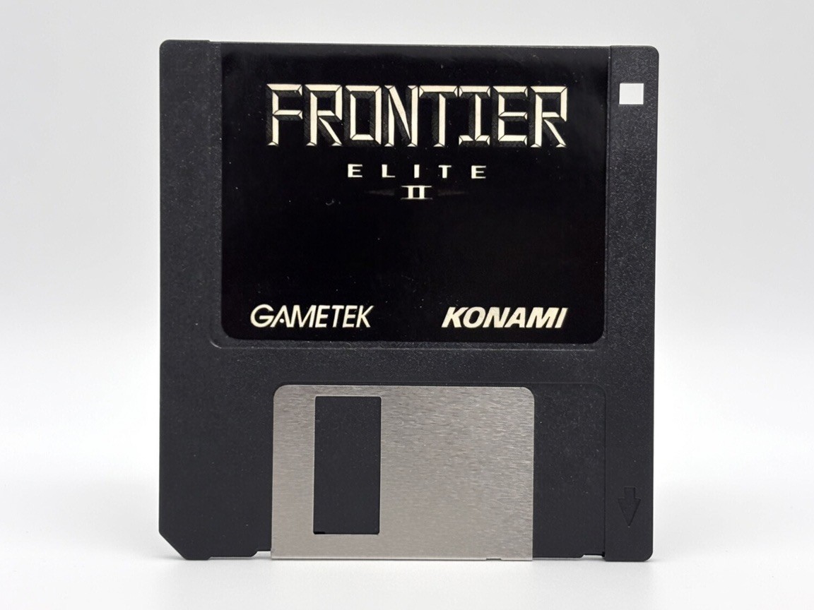 Vintage PC Game Tek – Konami Frontier Elite II 2 – 1993 IBM Video Game