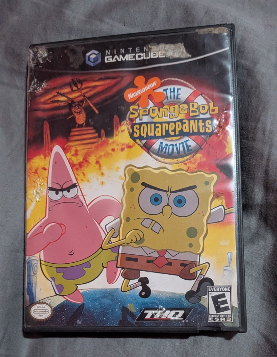 Nintendo GameCube The SpongeBob SquarePants Movie DVD Keep Case Only