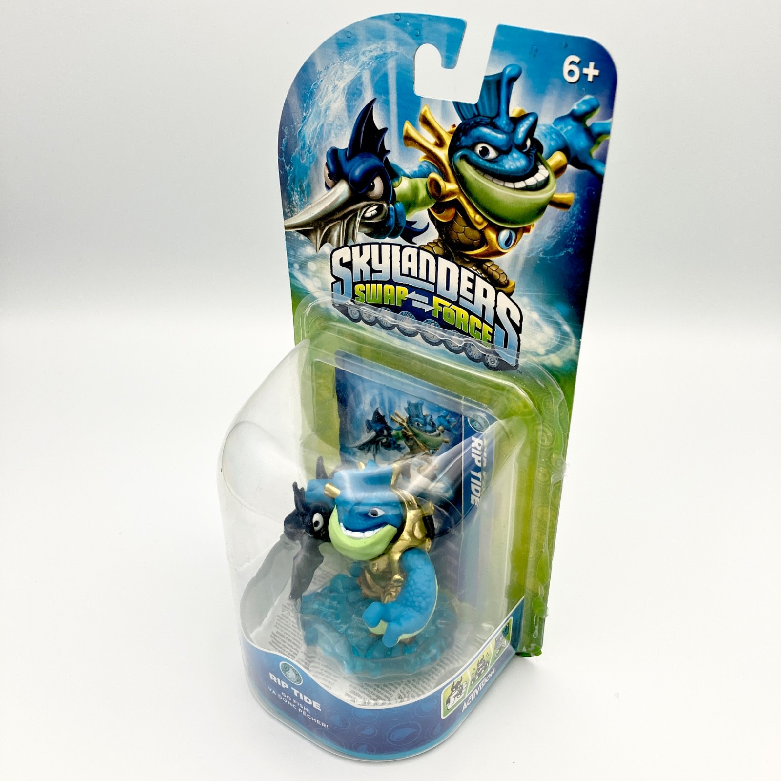 Skylanders Swap Force Rip Tide Figure Character NIB Activision ~ Reglued Backing