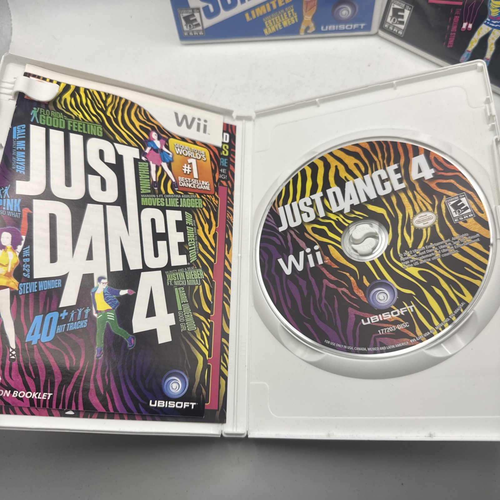 Just Dance 2 4 Summer Party Lot Set Pack Nintendo Wii Video Game Ubisoft Rare