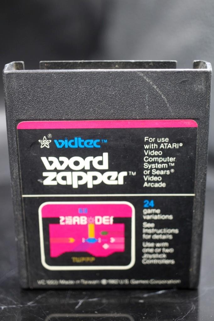 Word Zapper (Atari 2600, 1982) Cart Only Tested