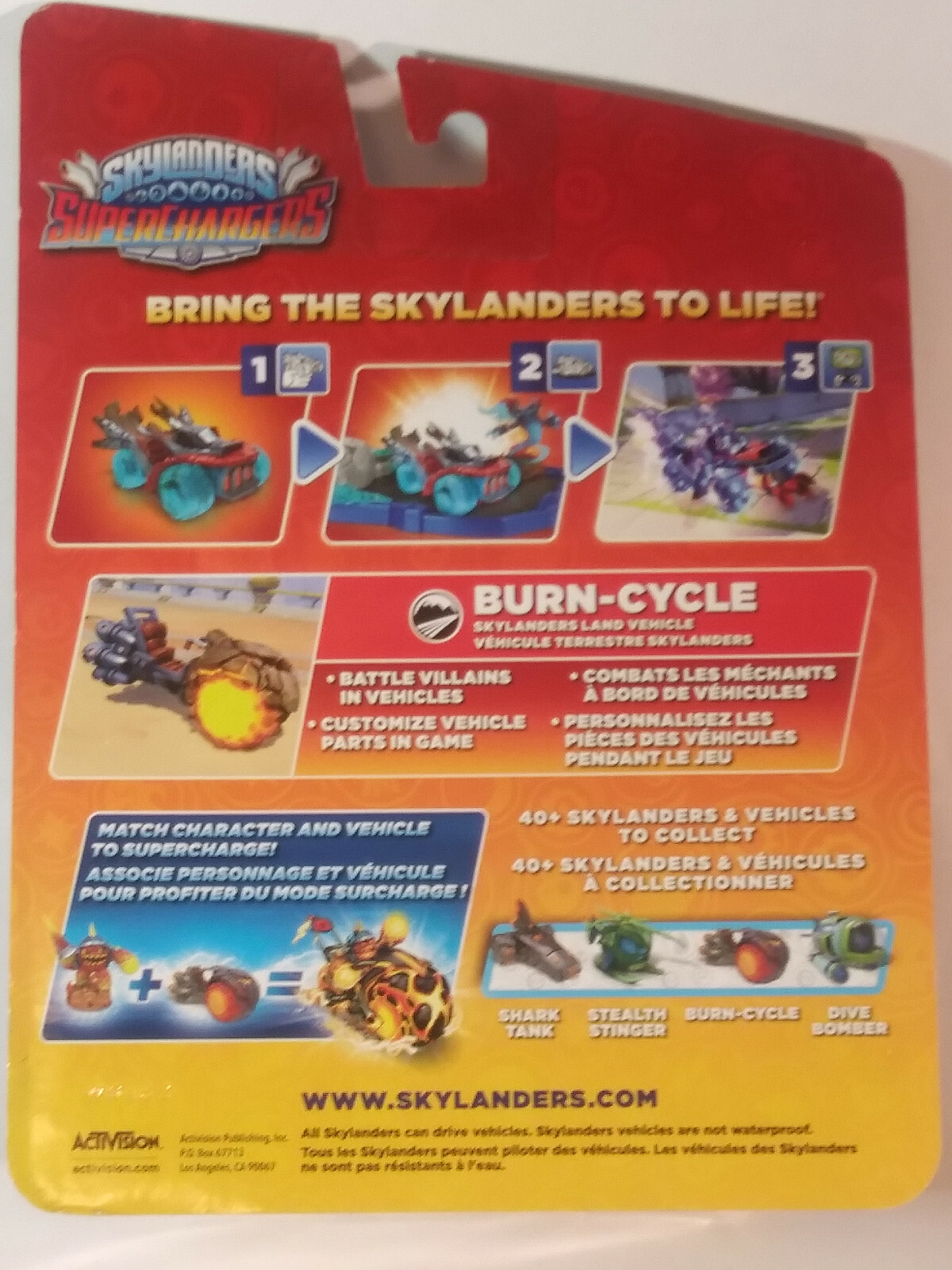 SKYLANDERS SUPERCHARGERS BURN CYCLE NEW