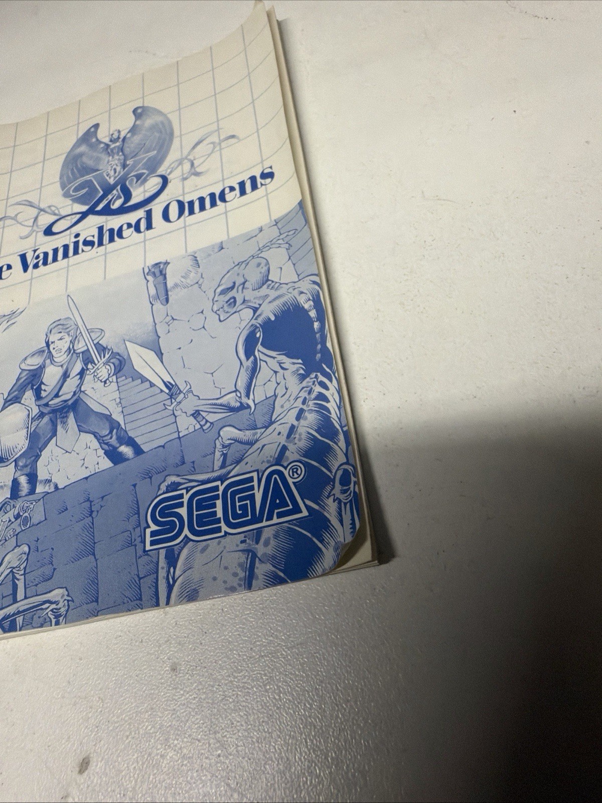 Ys the Vanished Omens Authentic, Tested – Sega Master System – No Poster Map
