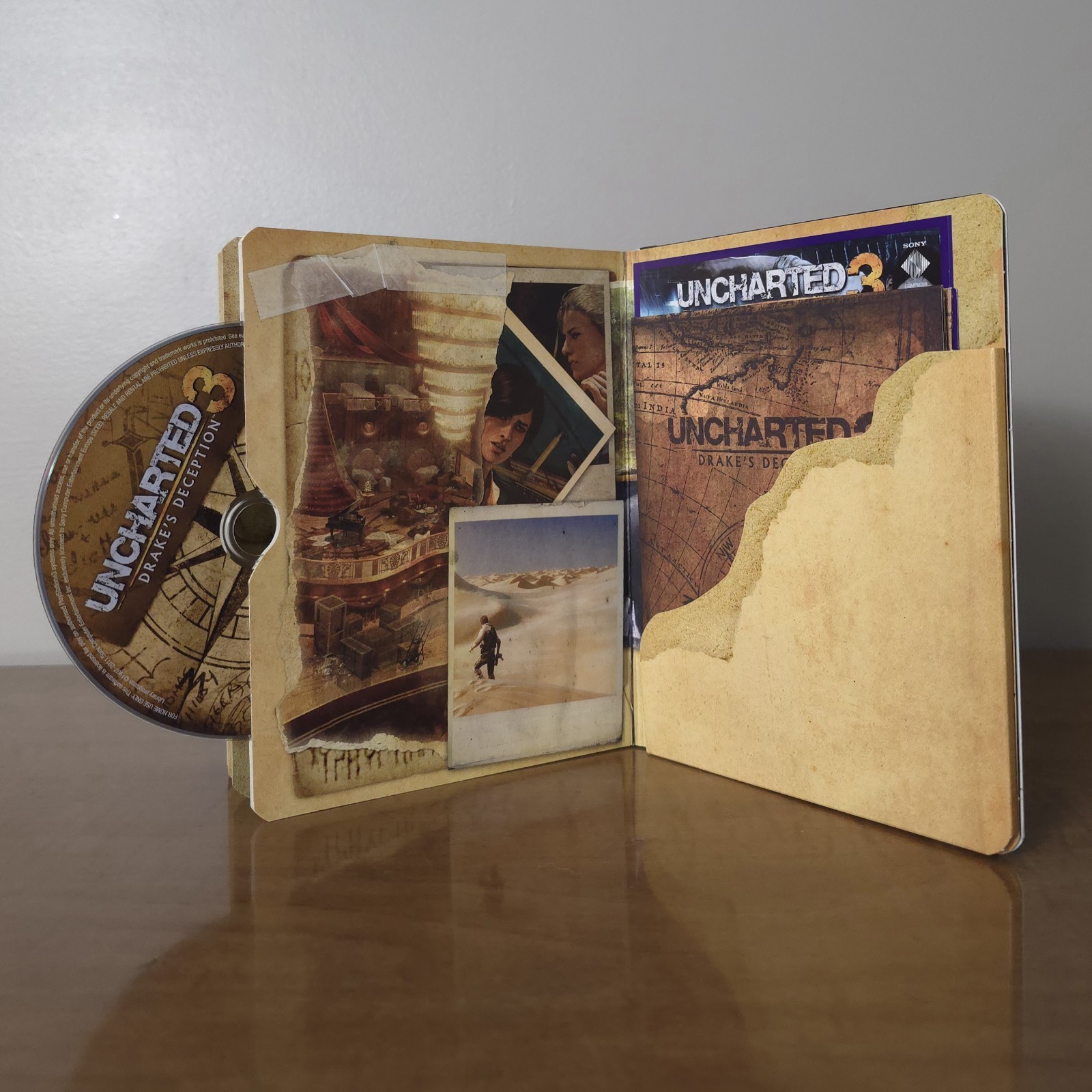 Uncharted 3 Explorer Edition PS3 PAL UK Import REGION FREE Mint Contents Chest