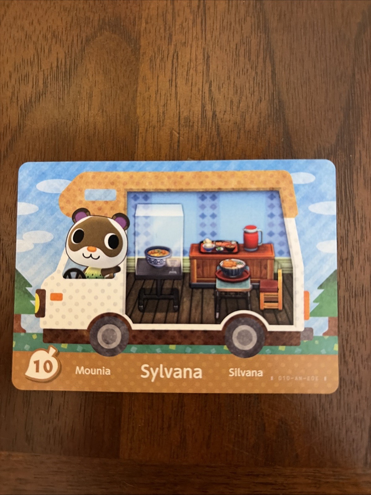 10 Sylvana Animal Crossing Welcome Amiibo New Leaf RV Series Card
