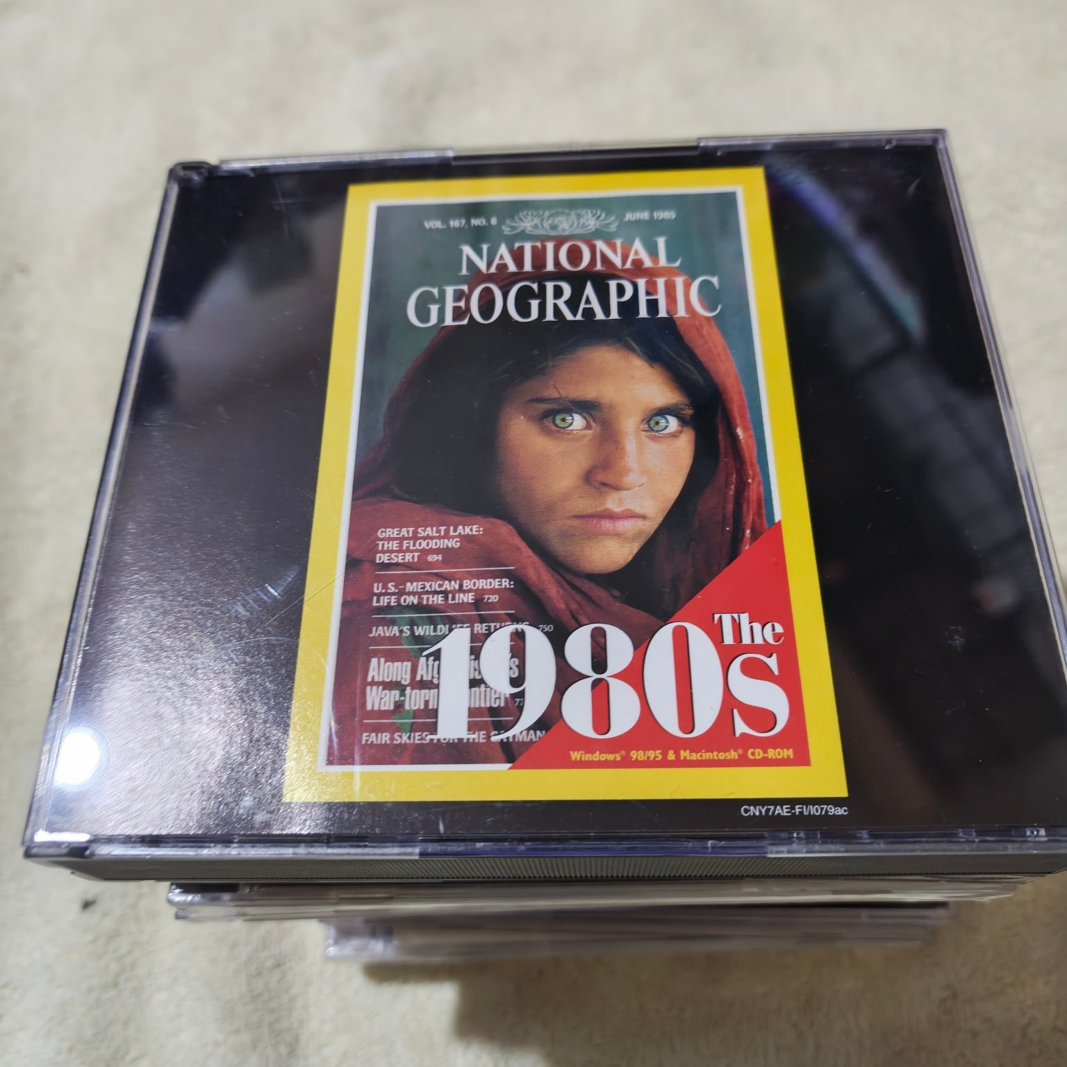 National Geographic The 1980s DVD Keep Case Multi-Platform CD-ROM