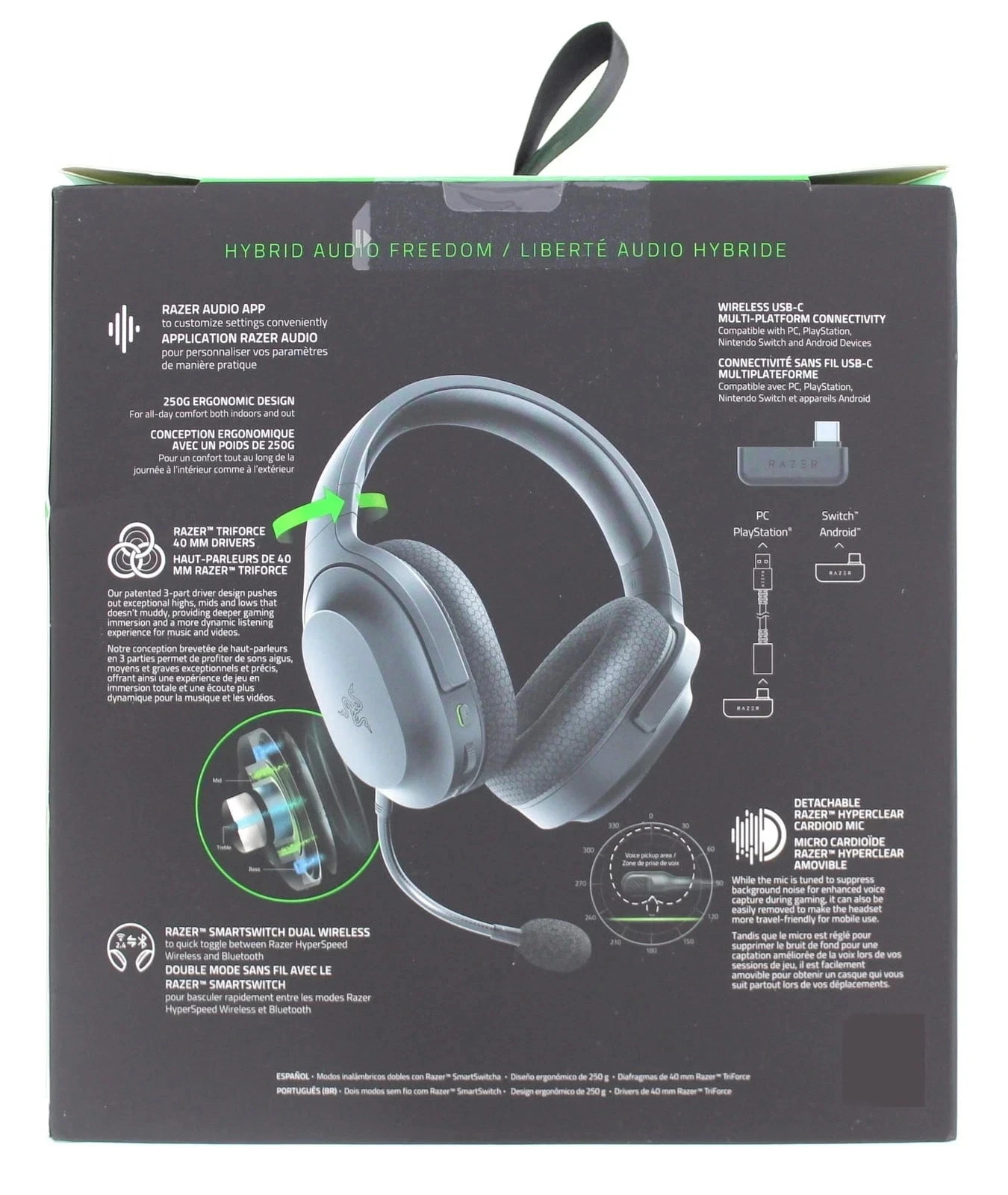 Razer Barracuda X Wireless Multiplatform Gaming And Mobile Headset NEW