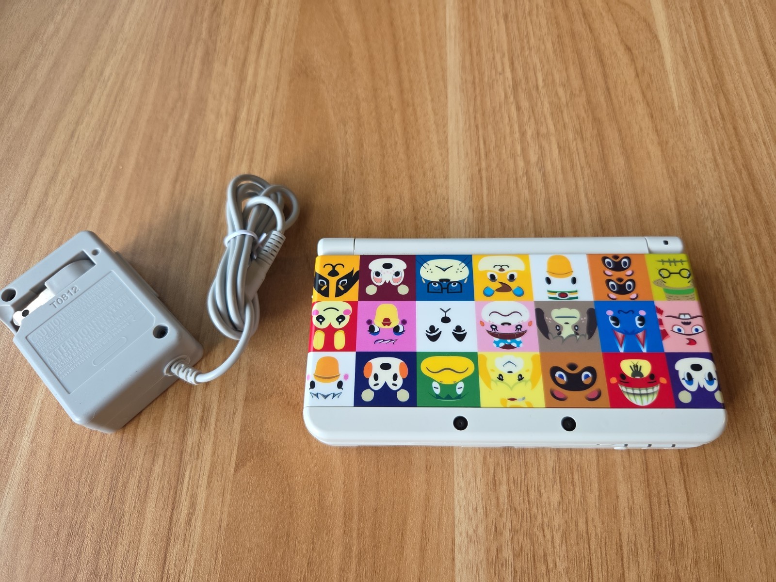 Nintendo New 3DS Animal Crossing Cover Plates White Console Tested Japan Region