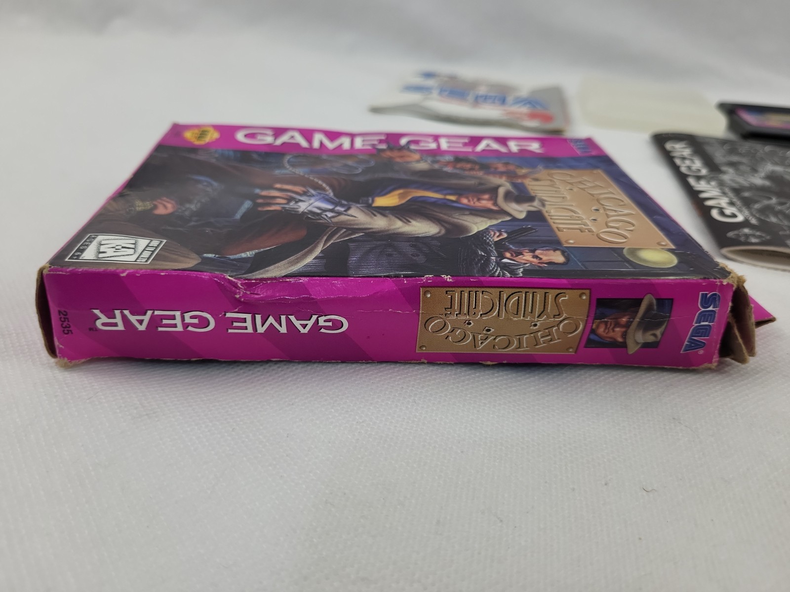 Chicago Syndicate Sega Game Gear 100% CIB W/ Manual & Inserts Read Description