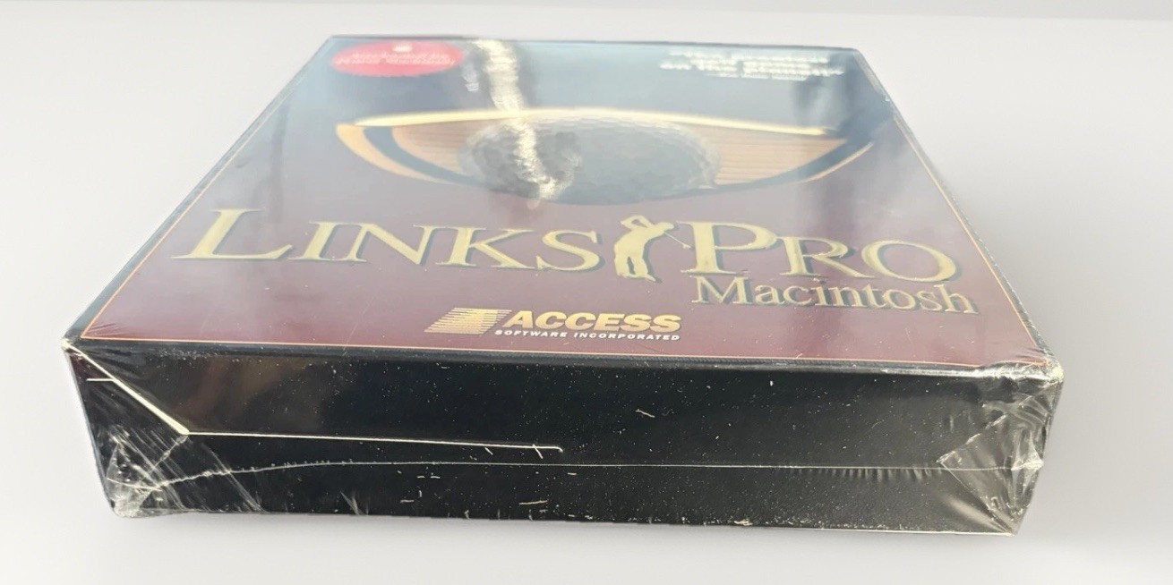 1994 Links Pro Macintosh Golf 3.5” Floppy Disks SEALED RARE MINT