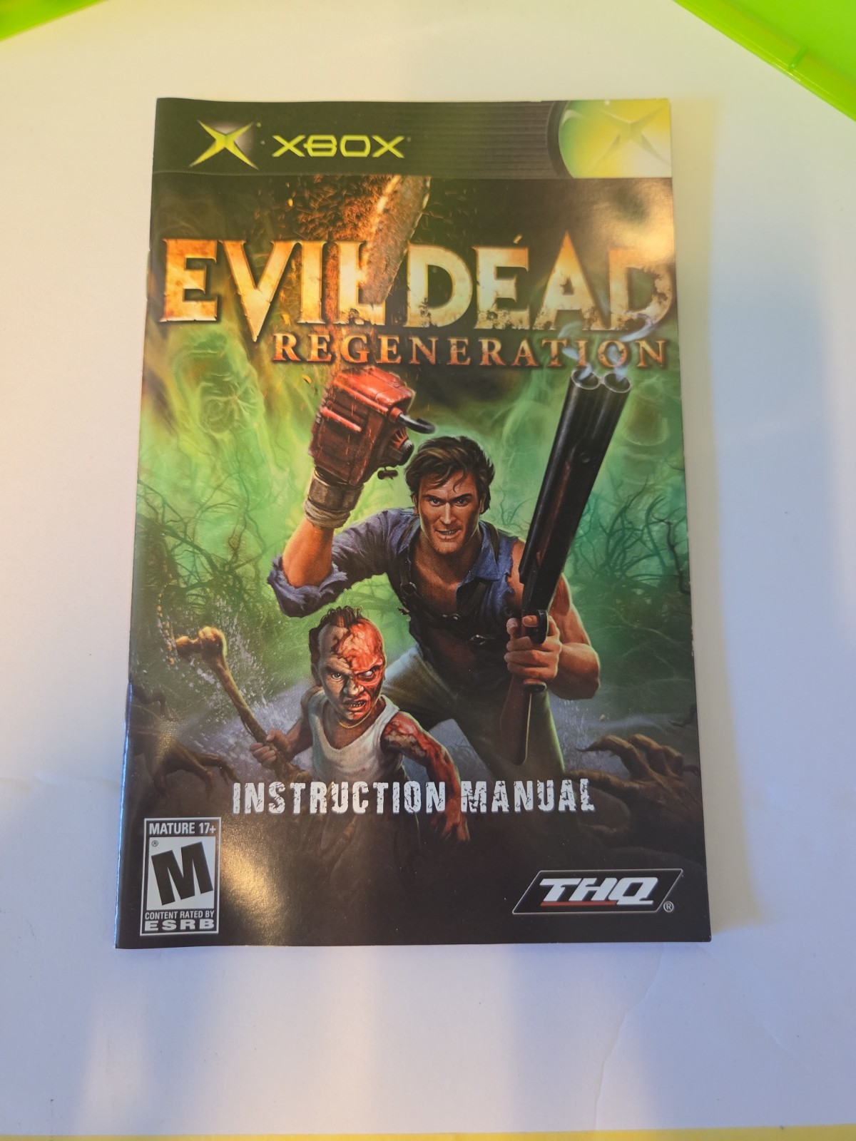 Evil Dead: Regeneration – Microsoft Xbox – Complete CIB Manual – Tested